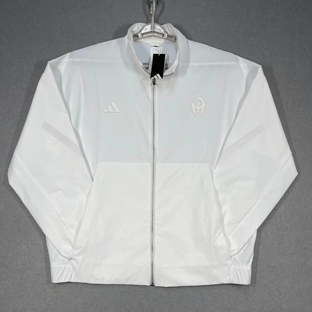 Adidas Jacket Mens Large‎ White Patrick Mahomes Windbreaker Reflective ZNE Woven